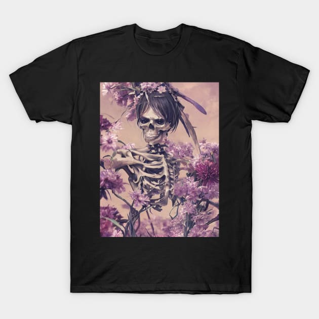 Bones and Botany T-Shirt by levelsart